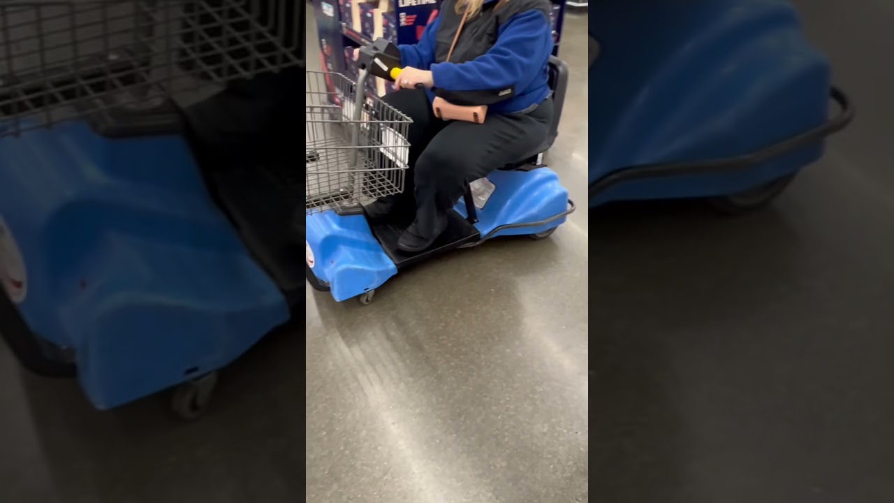 Should this scooter be put out if it&rsquo;s misery? Walmart Supercenter, Roseville, CA