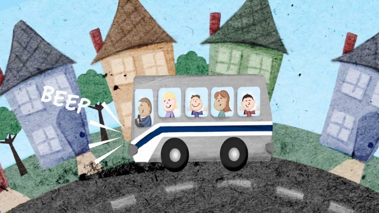The Wheels on the Bus | Twirly Tunes Wheels on the Bus Go Round and Round
