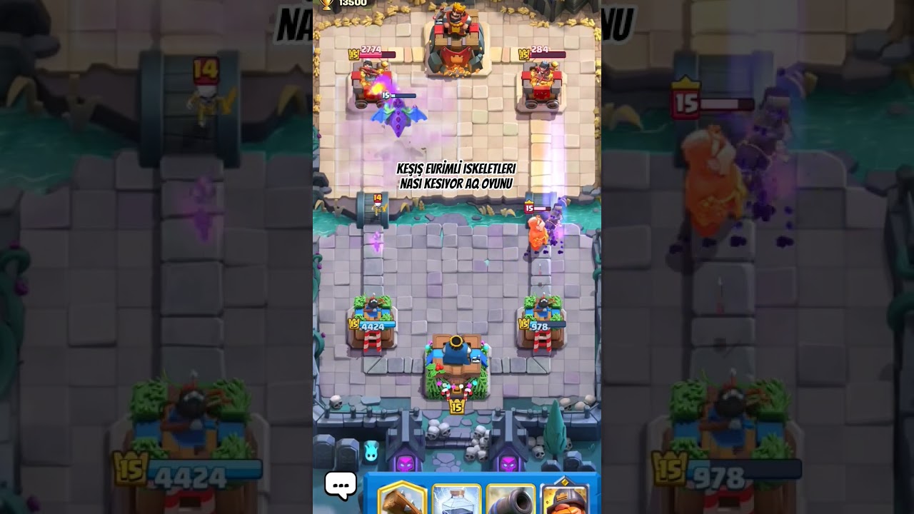 RAKİP HİLE A&Ccedil;TI! #clashroyale