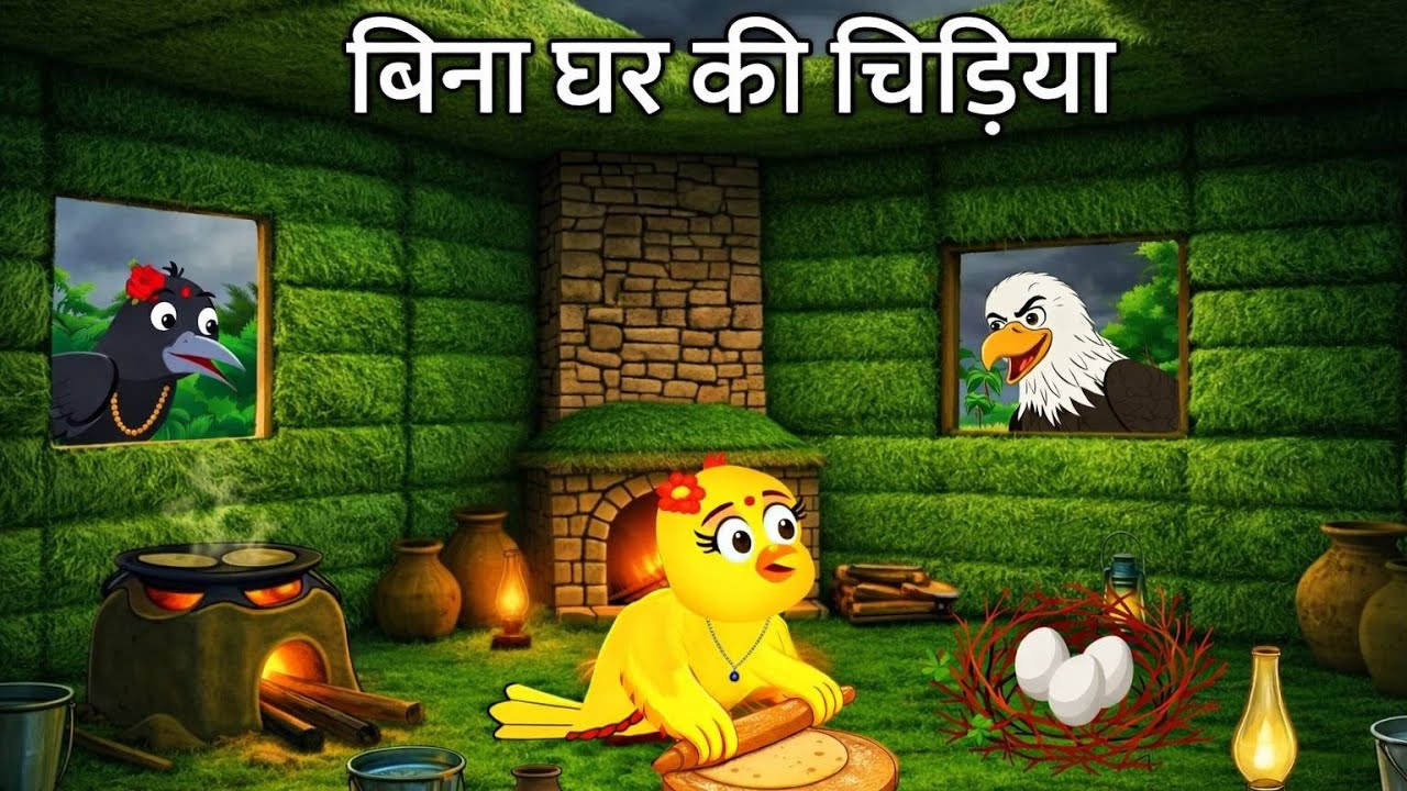 बिना घर की चिड़िया | Bina Ghar Ki Chidiya Moral Story | Hindi Kahani | Kids Moral Story #storynestag