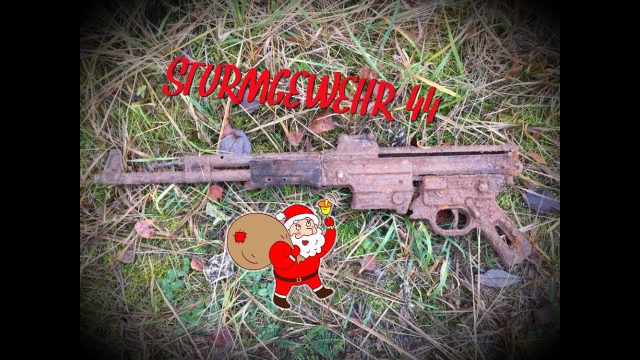 WW2 Kurland echo, BATTLE DAMAGED STURMGEWEHR 44! ENG SUB.