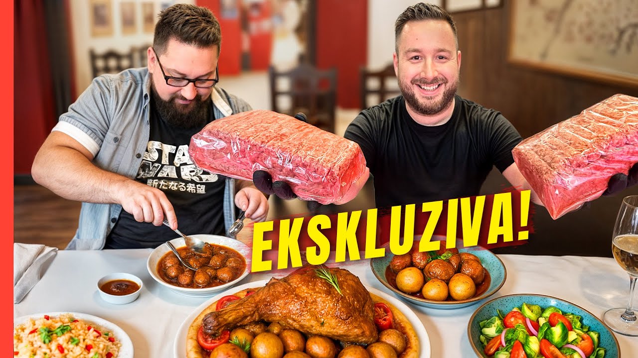 Napravio sam svoj PRVI ĆEVAP pa odveo Horza na TELEĆU KOLJENICU! 🔥🥩