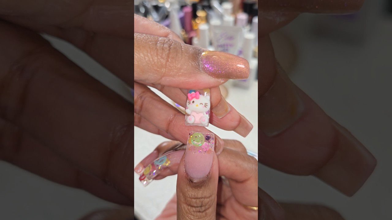 Trying the Detachable Nail trend 💅🏾