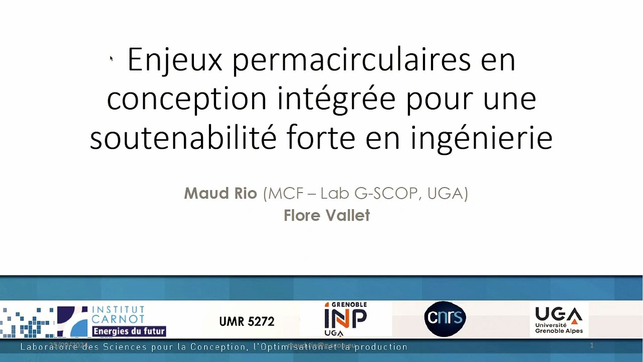 Enjeux permacirculaires en conception intégrée pour une soutenabilité forte en ingénierie