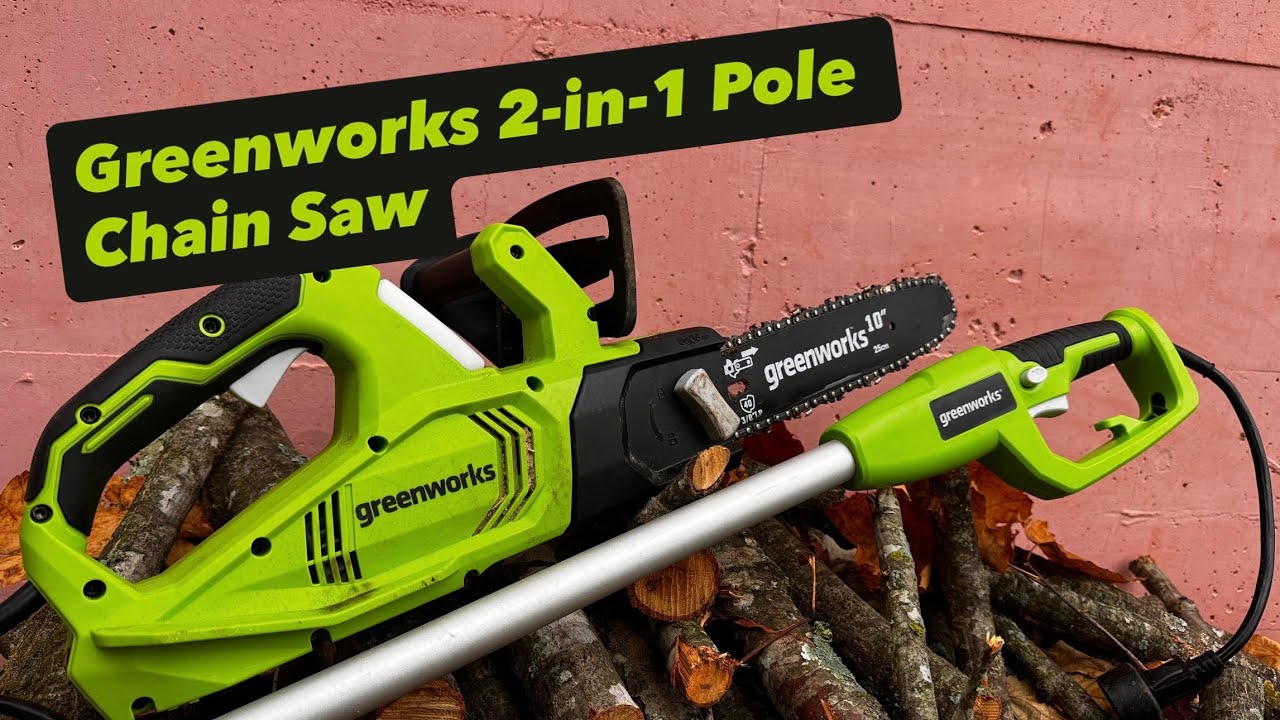 I Tried The Cheap 10” Pole Chain Saw From Greenworks