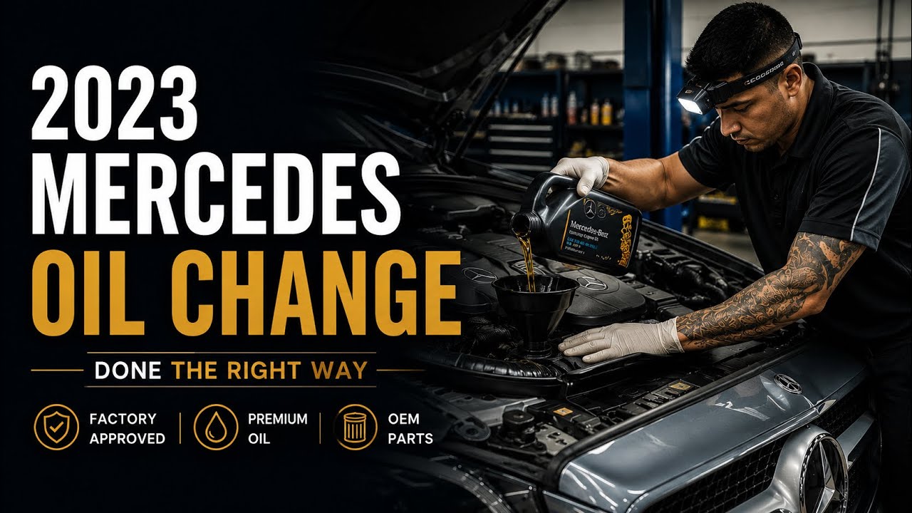 2023 Mercedes Benz Oil Change