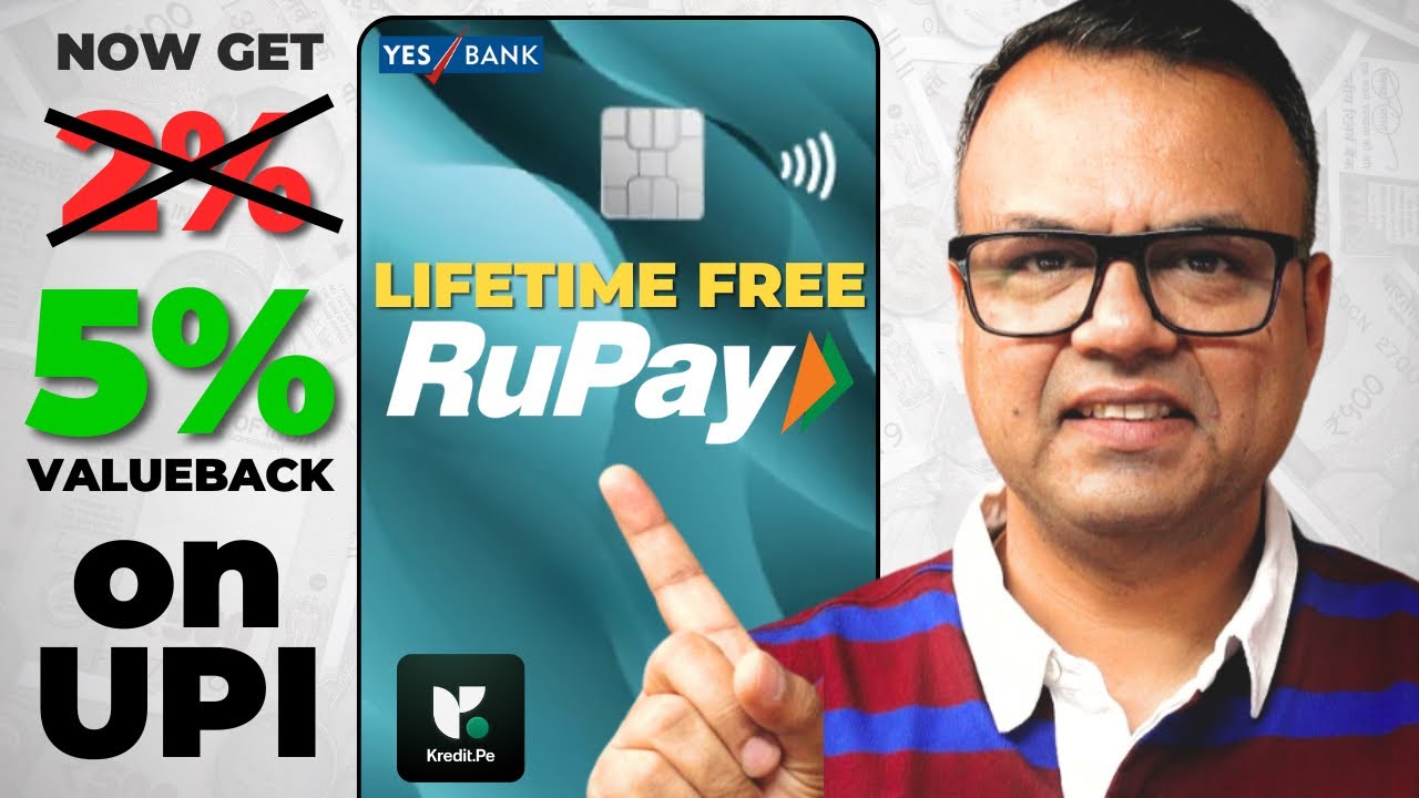 5% on UPI - Kredit Pe Yes Bank ACE Credit Card || Best Rupay Credit Card? || Every Paisa Matters