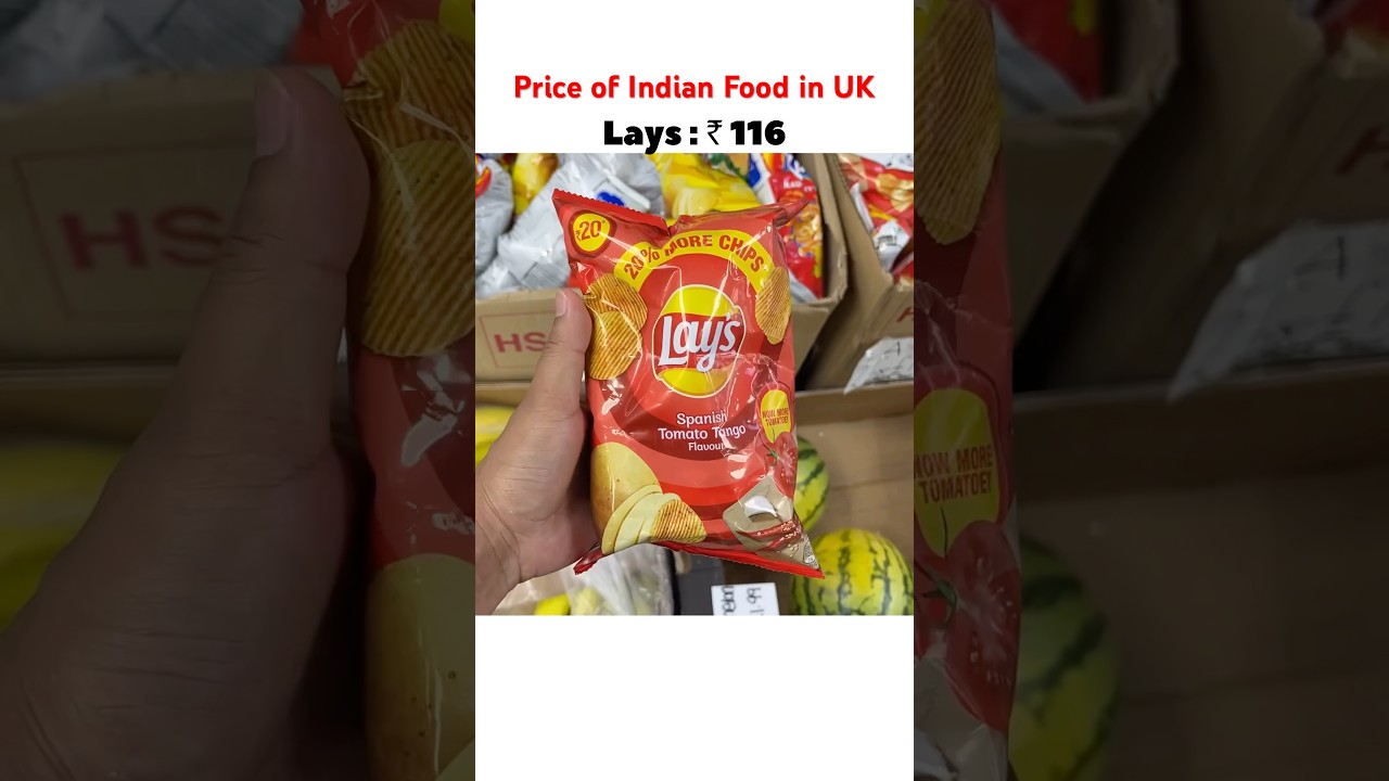 Price of Indian food in UK 🇬🇧 😍
