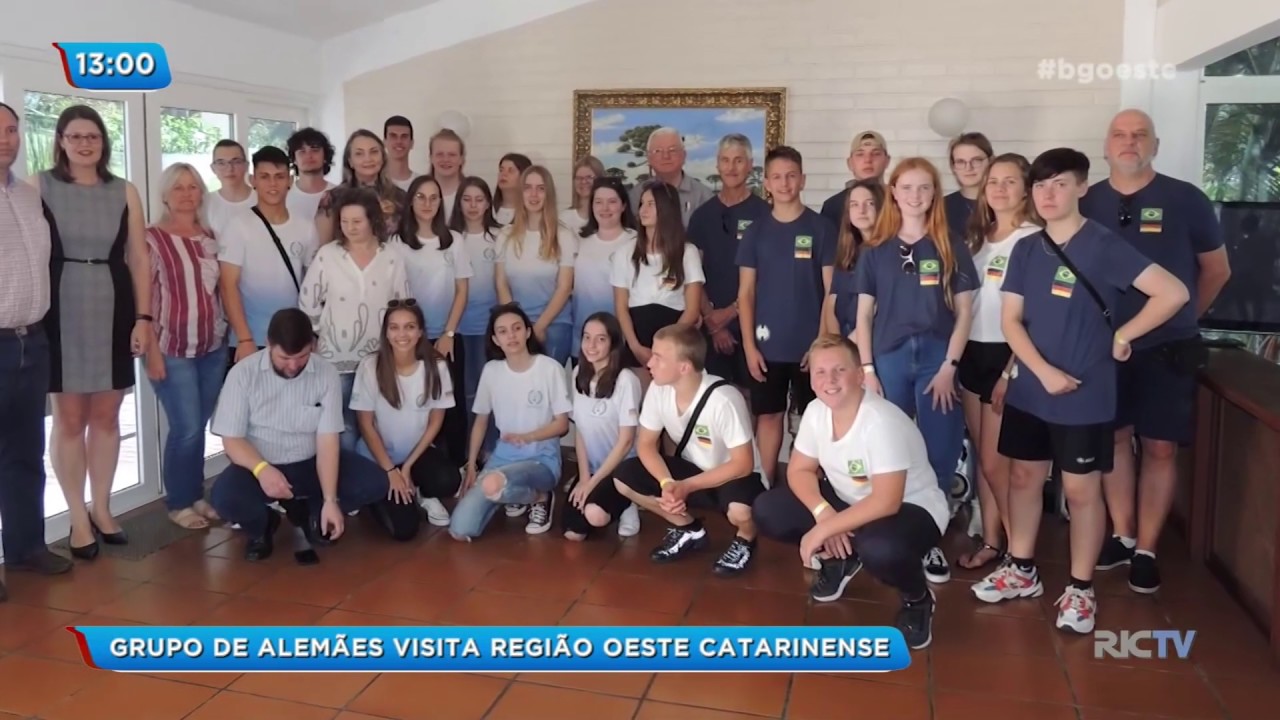 Grupo de alem&atilde;es visita o Oeste Catarinense
