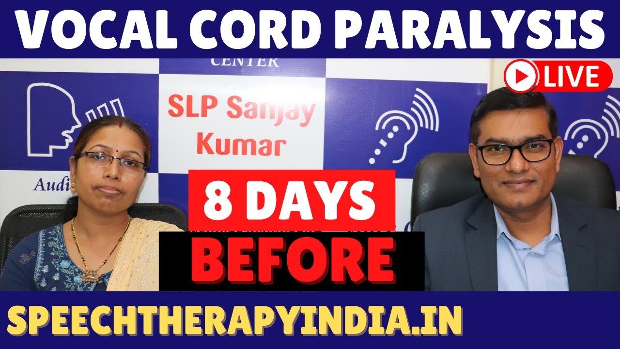 Live Pre Therapy | Vocal Cord Paralysis, Phonatory Gap | Hoarse Breathy Voice |  By SLP Sanjay Kumar