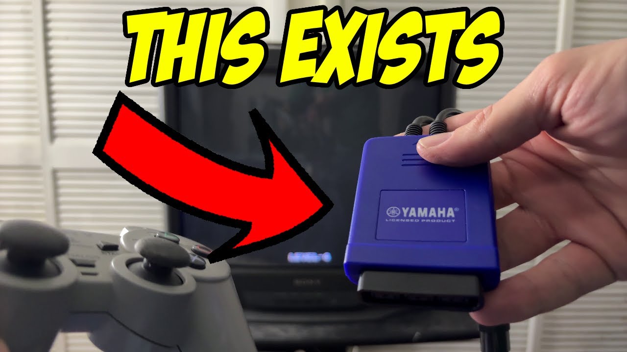 Yamaha made a PS2 controller adapter?!