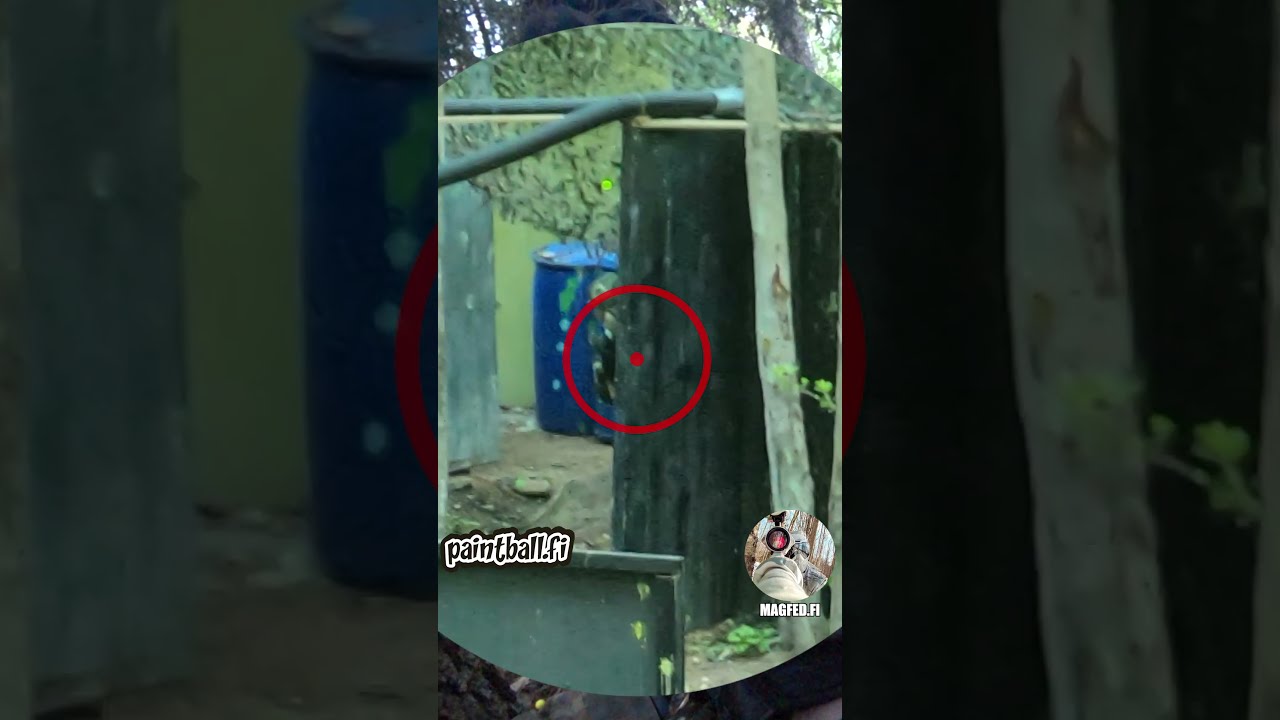 Sniping with First Strike Rounds - Magfed Paintball #shorts