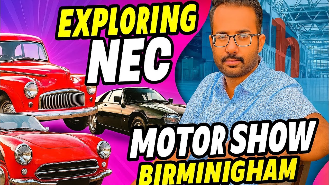 Exploring NEC Birmingham Motor Show | Rare Classic & Unique Cars Collection | Desi Vlog UK 🇬🇧