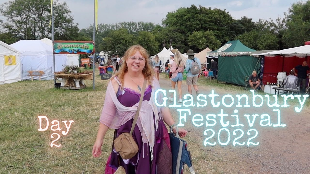 Glastonbury Festival 2022 vlog. Day 2 Thursday. Exploring the Green Fields; Craft, Healing areas