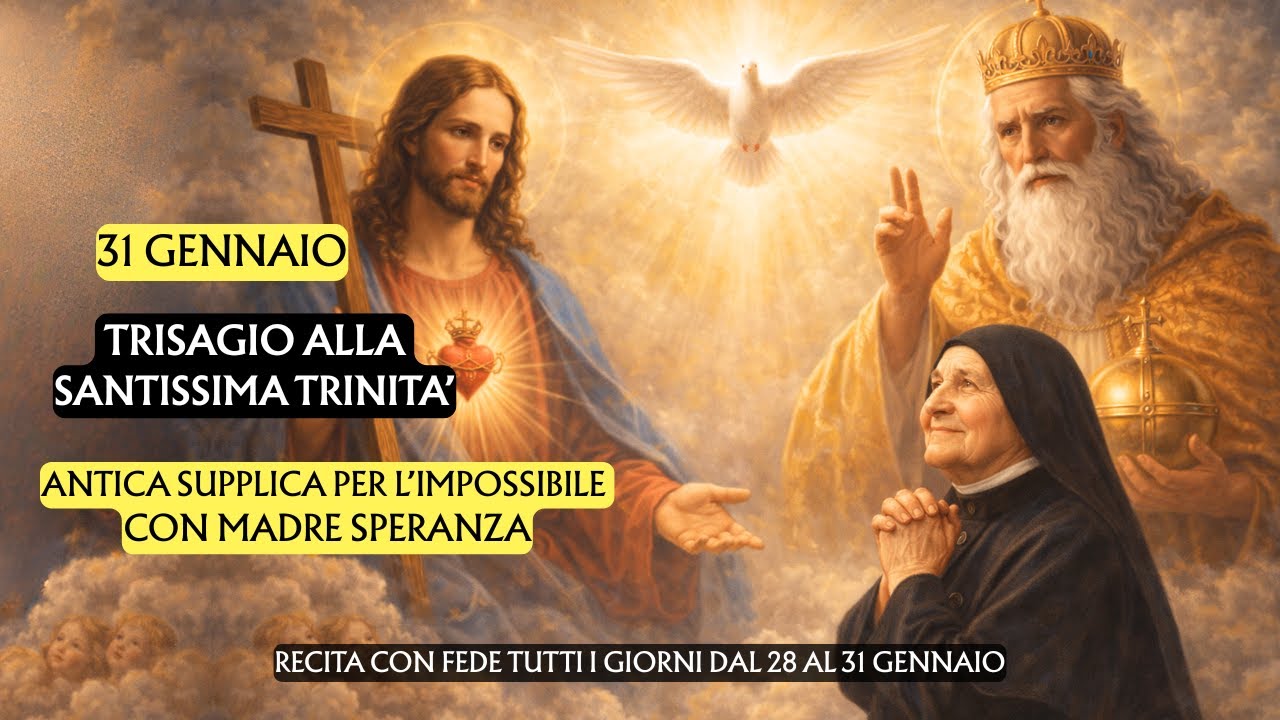 TRISAGIO ALLA SANTISSIMA TRINITA' | Preghiera per l'impossibile con Madre Speranza