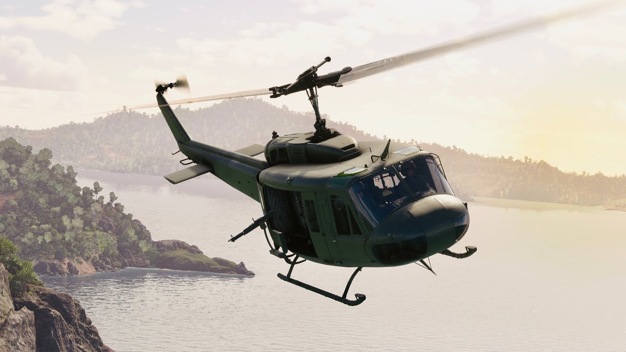 UH-1H Huey | Helicopter flight from Punta Fuego, Batangas - Manila Bay tour - Clark Airbase 🇵🇭 MSFS 
