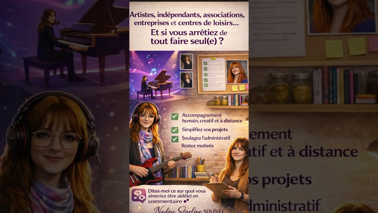 🎯 Gagnez du temps, sans avancer seul(e)Artistes, indépendants, ...