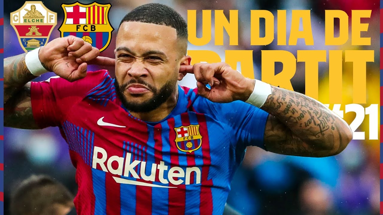 ELCHE 1-2 BAR&Ccedil;A | EL LEON COMPLETA LA REMONTADA | UN DIA DE PARTIT (EPISODIO 21) 👉🦁👈