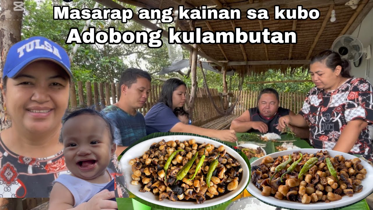 Adobong kulambutan + Maraming huling isda sa ilog