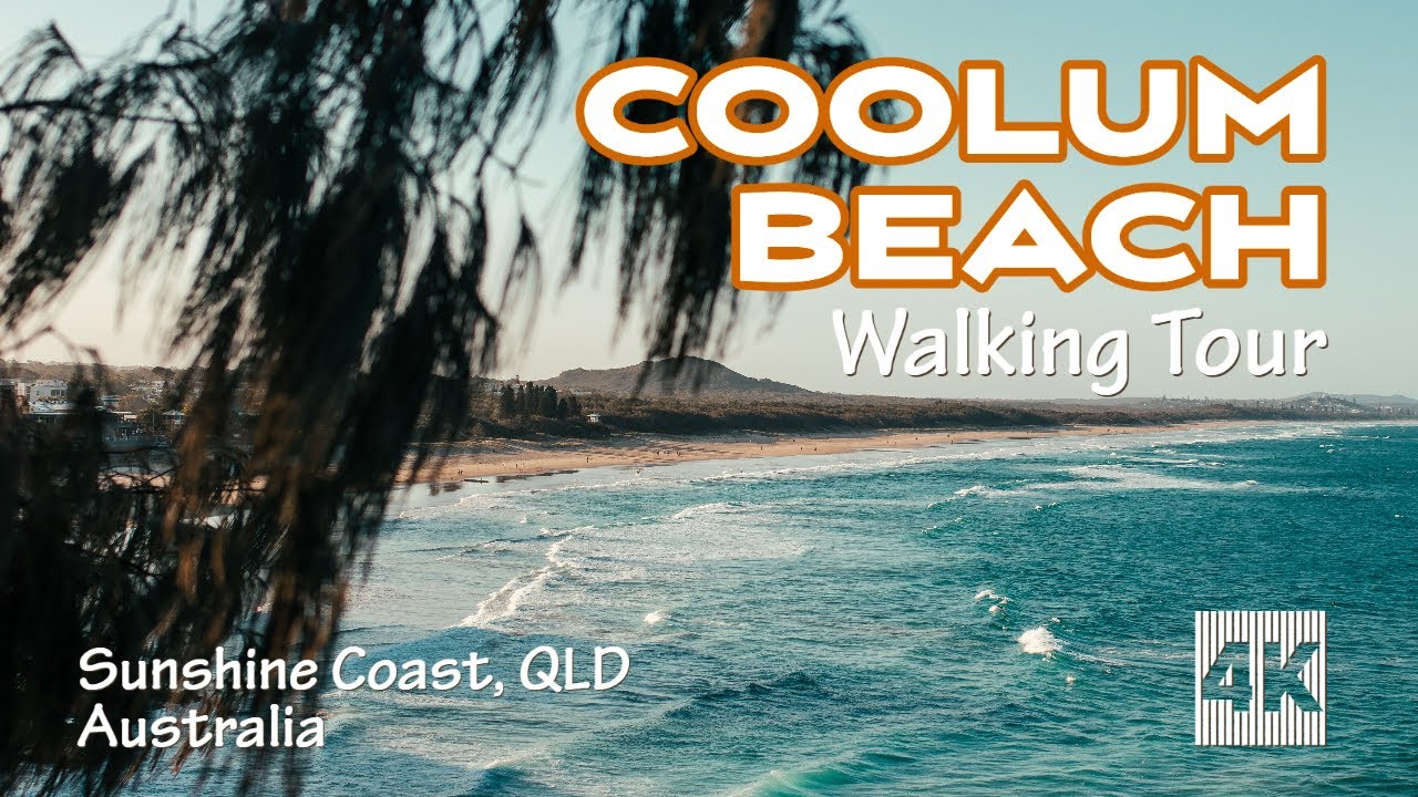 Walking Tour of COOLUM BEACH in 4K | Sunshine Coast, Queensland | Visit Australia | Travel VLOG