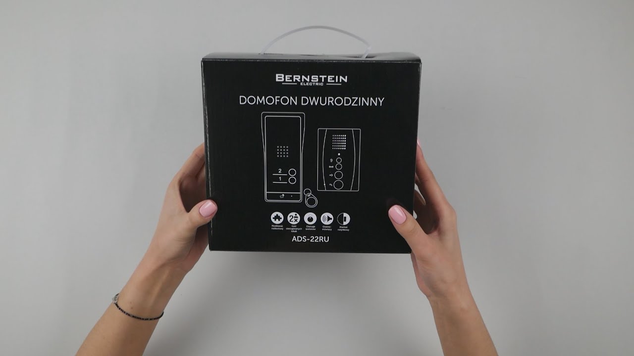 Domofon dwurodzinny ADS-22RU | Instrukcja podłączenia zestawu | Secur