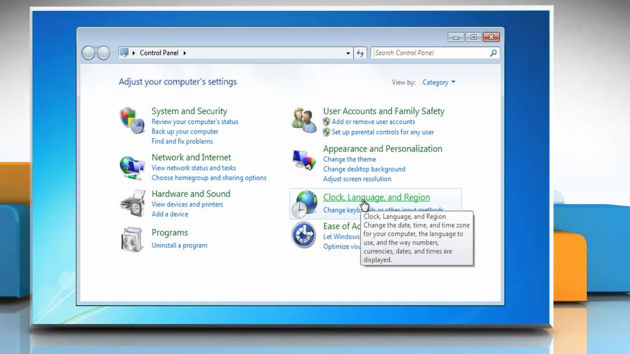 How to change the default keyboard settings in Windows&reg; 7