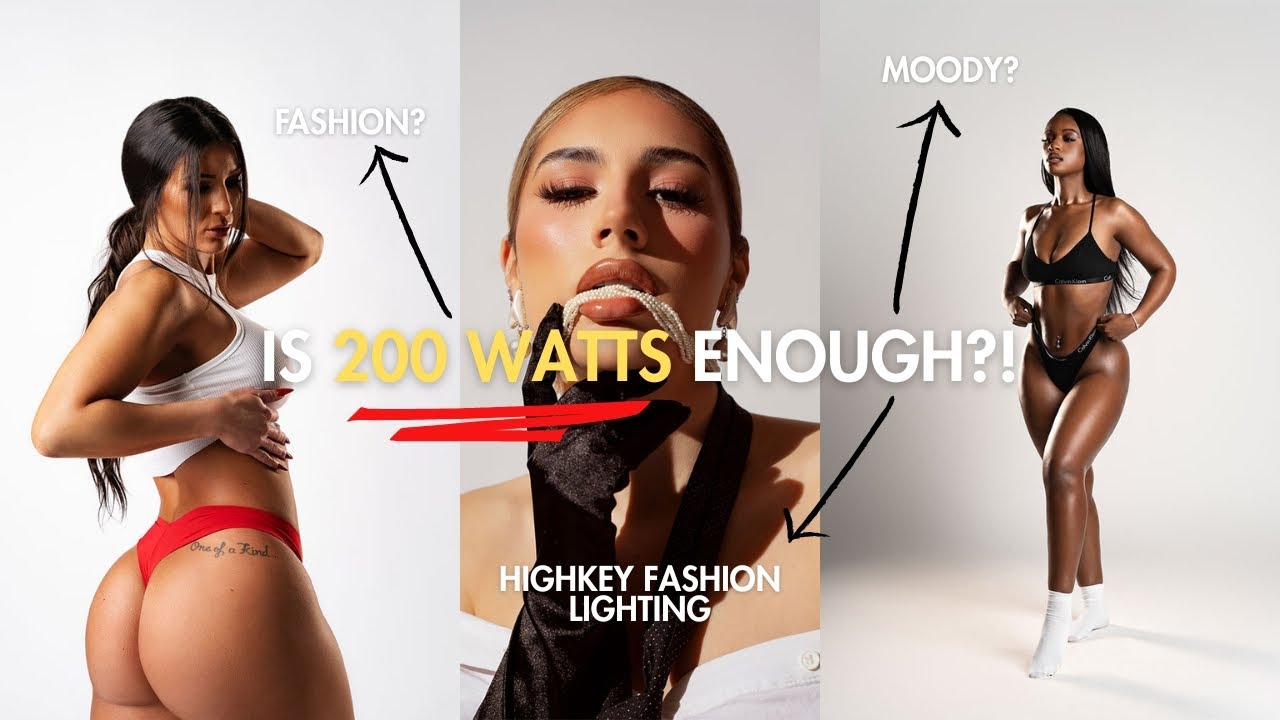 Highkey Fashion Lighting Under 300 Watts | Master Studio Lighting
