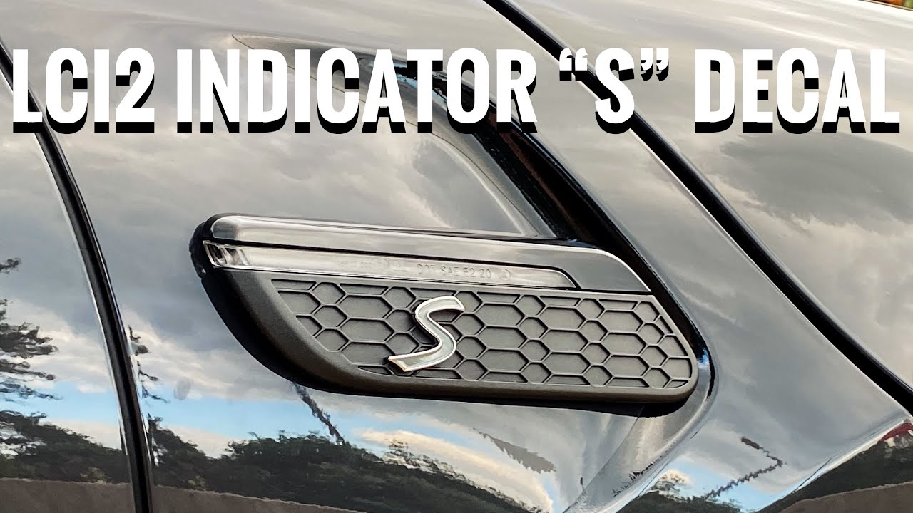 LCI2 INDICATOR &ldquo;S&rdquo; DECAL INSTALL
