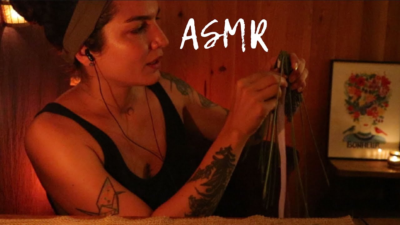 ASMR * Papotages + confection d'un fuseau de lavande