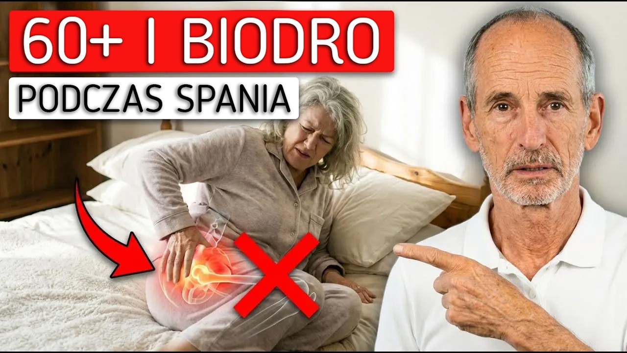 Ból biodra w nocy po 60-ce? Wykonaj te 2 ćwiczenia (Tylko 5 min)