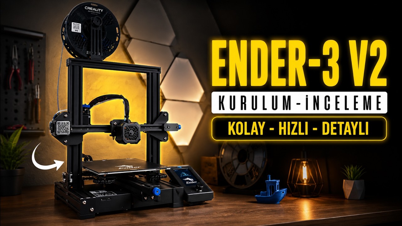Ender 3 V2 - Kurulum & İnceleme / Ender 3 V2 - Setup & Review