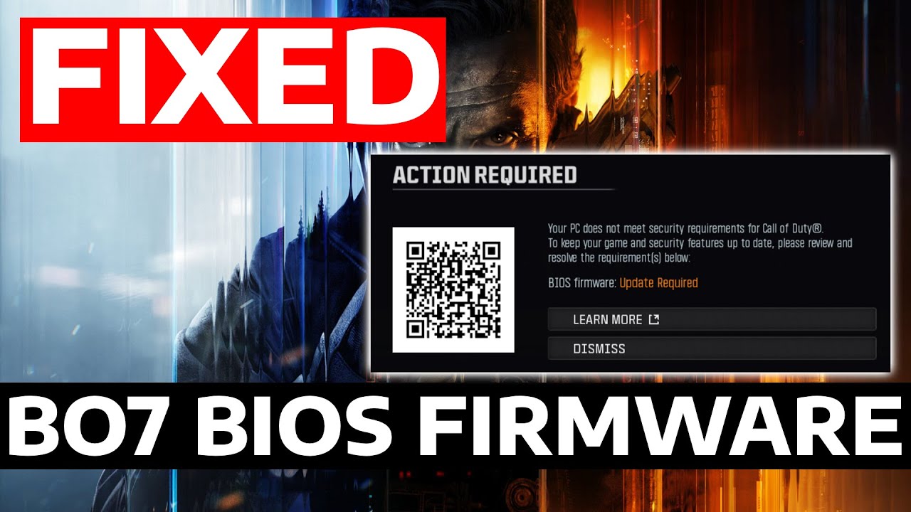 How To Fix Black Ops 7 Action Required BIOS Firmware Update Required (Enable Secure Boot)