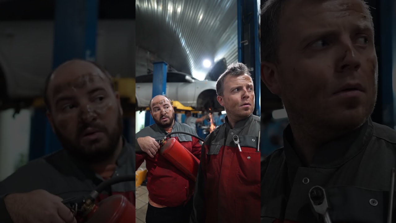 Аn ordinary day at an ordinary service station🛠️Обычный день на обычном автосервисе 🛠️ #reaction