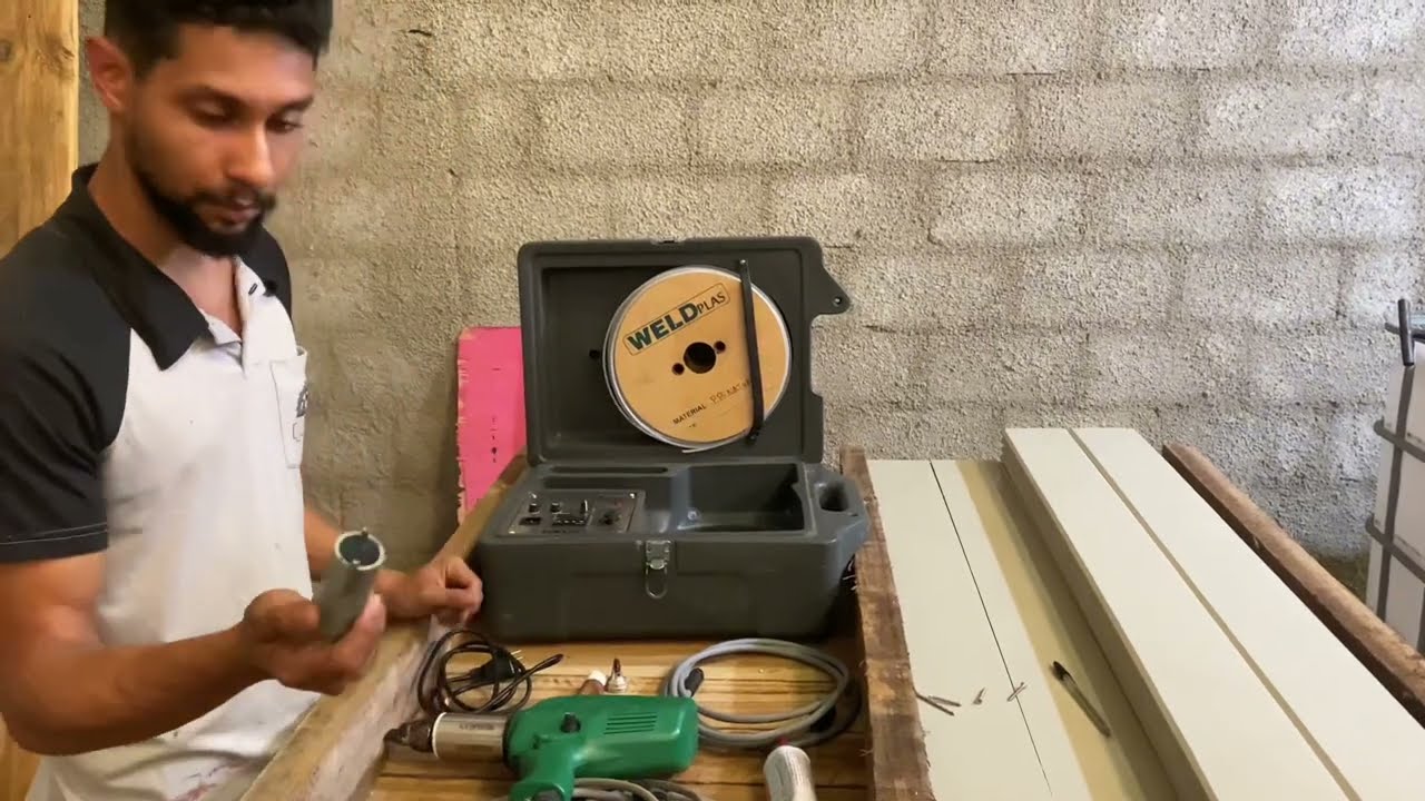 Soldagem de polipropileno com weld plas, será que tem resistência? Bora testar! #polipropileno