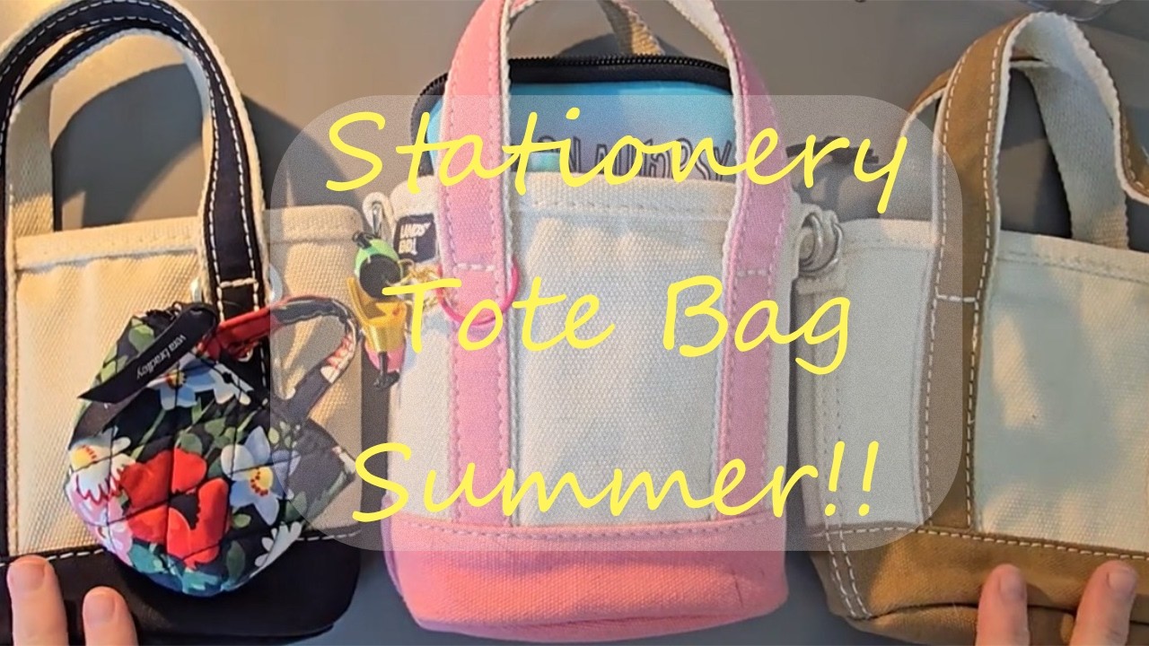 Stationery Totebag Summer! Bonus Esterbrook x Moomin!