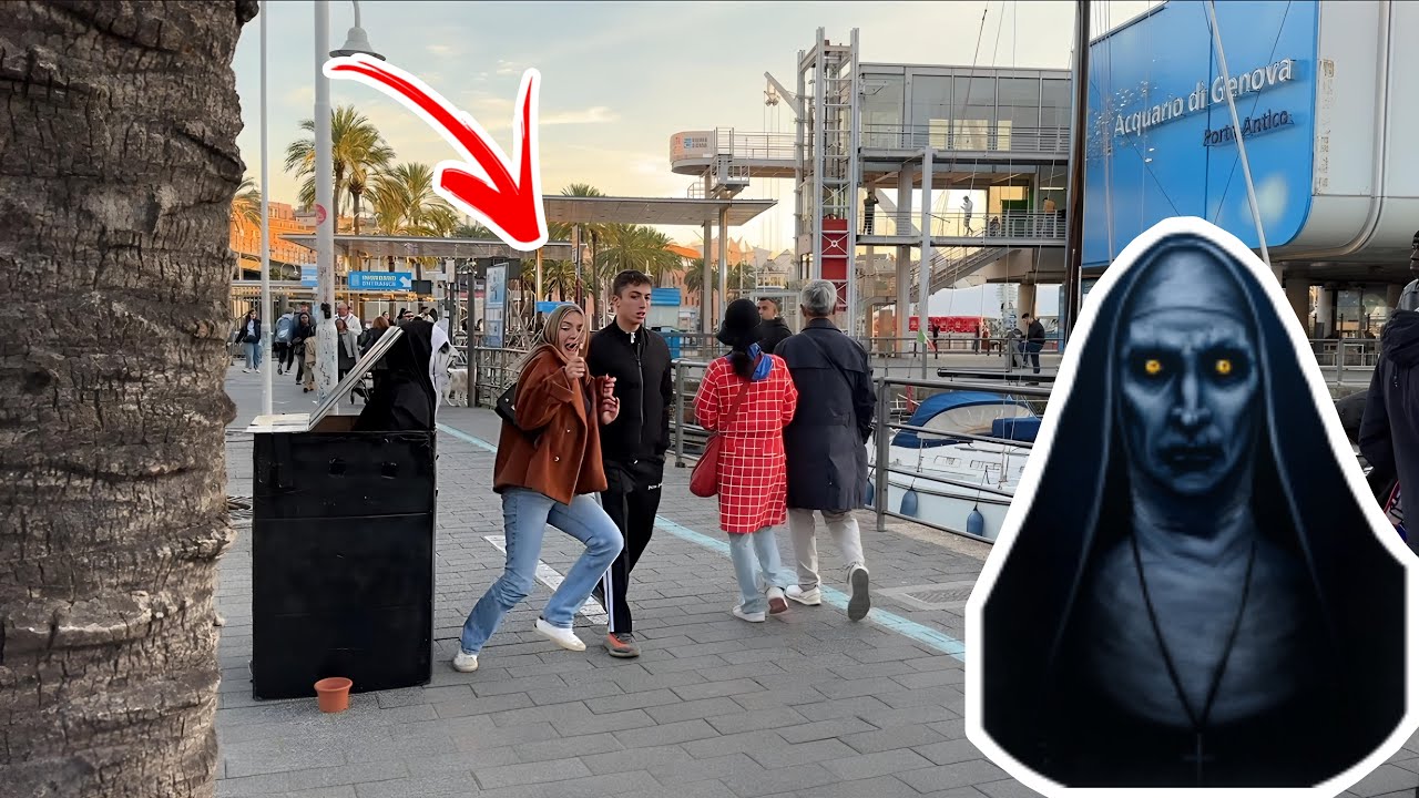 Nun prank epic reaction : they never saw me coming 🤣😂😂 #scary #funny #fun #prank #funnyvideos