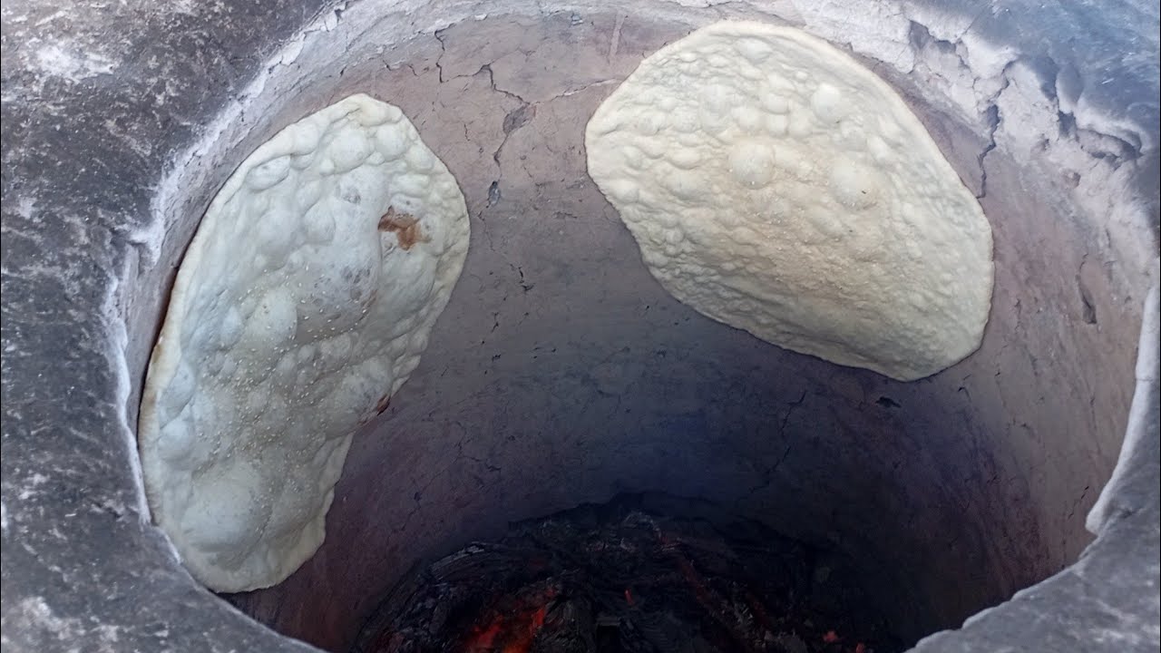 ❤️ خبز بل سمسم بل التنور طين 🪬👍🇮🇶