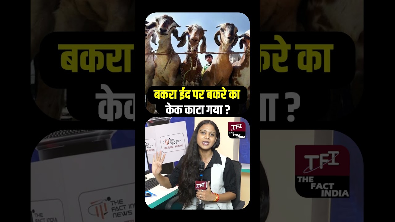 Bakra Eid पर बकरे का Cake काटा गया | Eid al-Adha | Viral Video | Viral News | TFI |