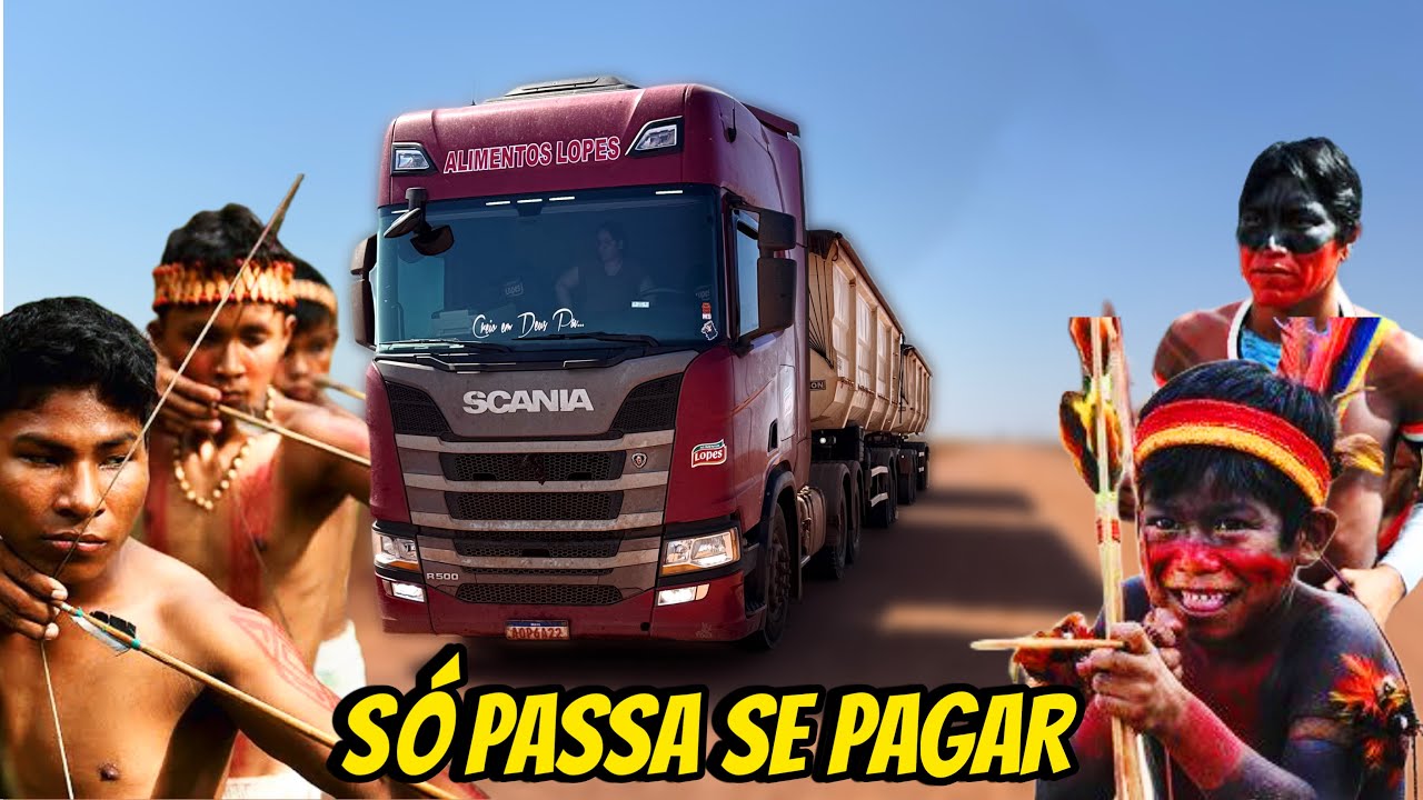 Fui PARADO pelos ÍNDIOS, tive que pagar pedágio 🫣💰