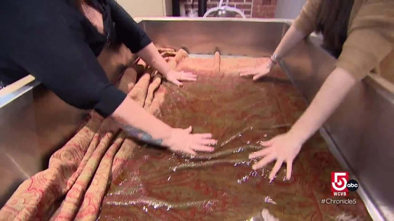 Restoring historic textiles and furniture in New England