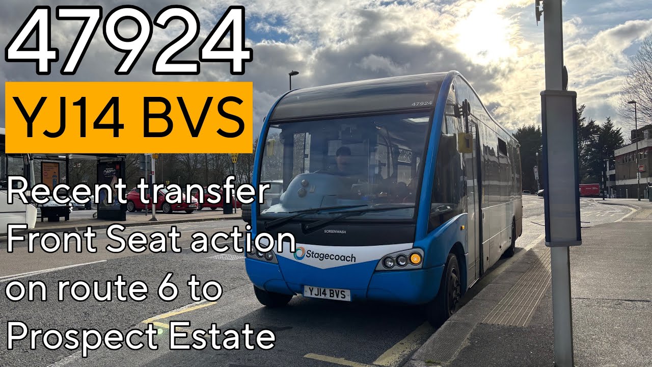 Stagecoach South 47924 (YJ14 BVS) on the 6 to Propsect Estate 10/03/26