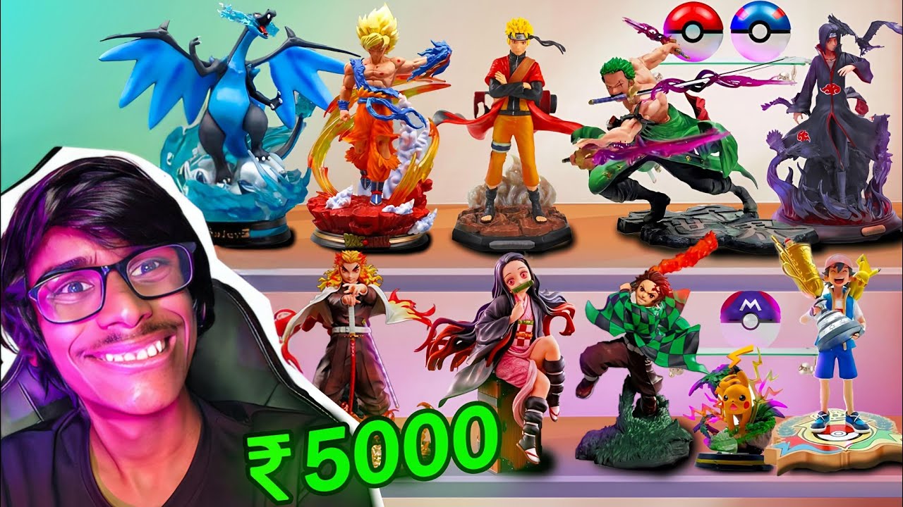 I BUY Rs 5000 Anime Action Figure And Pikachu For My YouTube Set Up