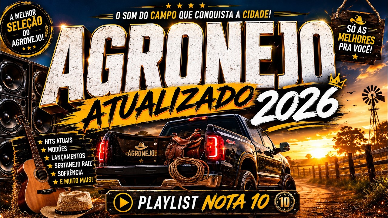 🌾 AGRONEJO ATUALIZADO 2026 🤠 As Melhores M&uacute;sicas do Momento | Playlist Nota 10 | Hits do Agro