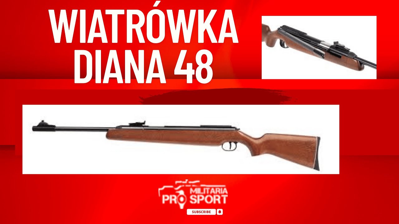 Wiatrówka Diana 48 Recenzja  Jak działa boczny naciąg ? Jaka Energia kinetyczna prosto z pudełka