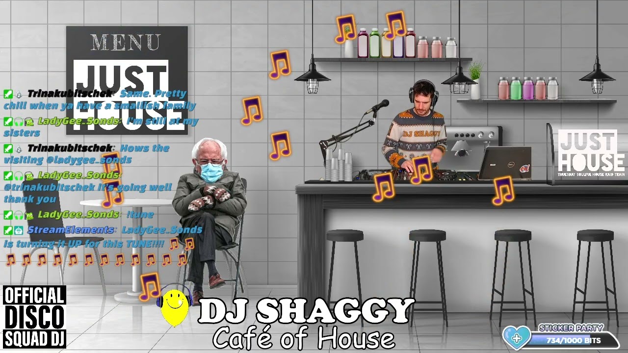 JUST HOUSE! End of the Year Party!!! At the Café of House!!! DJ Shaggy Livestream 12/23/2025