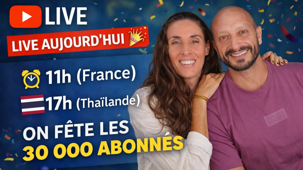 🎉 LIVE – On fête les 30 000 abonnés ensemble !