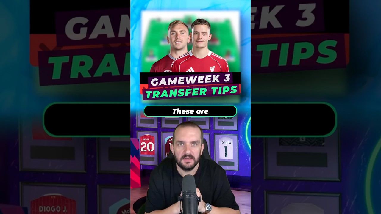 Transfer Tips for Gameweek 3 #fpl #fantasypremierleague #fpltips