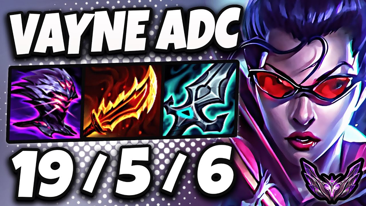 Vayne vs Kaisa ADC [ QuadraKill ] Korea Master Patch 25.7 ✅