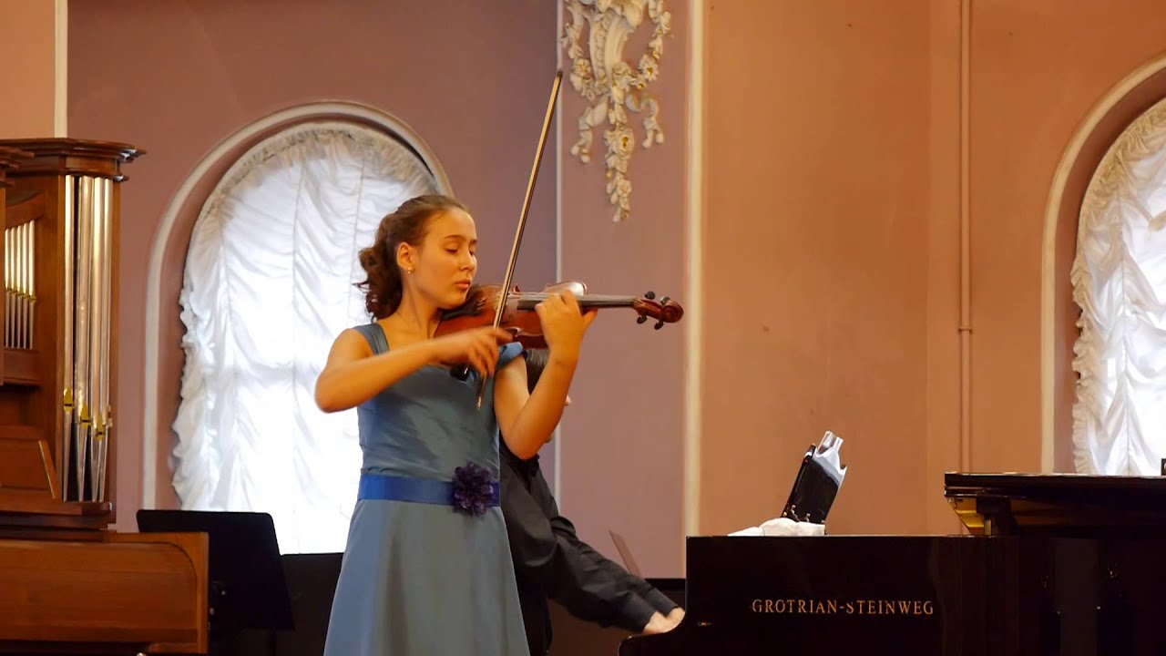 Khachaturian - Violin Concerto 1st mvt. (Polina Senatulova)
