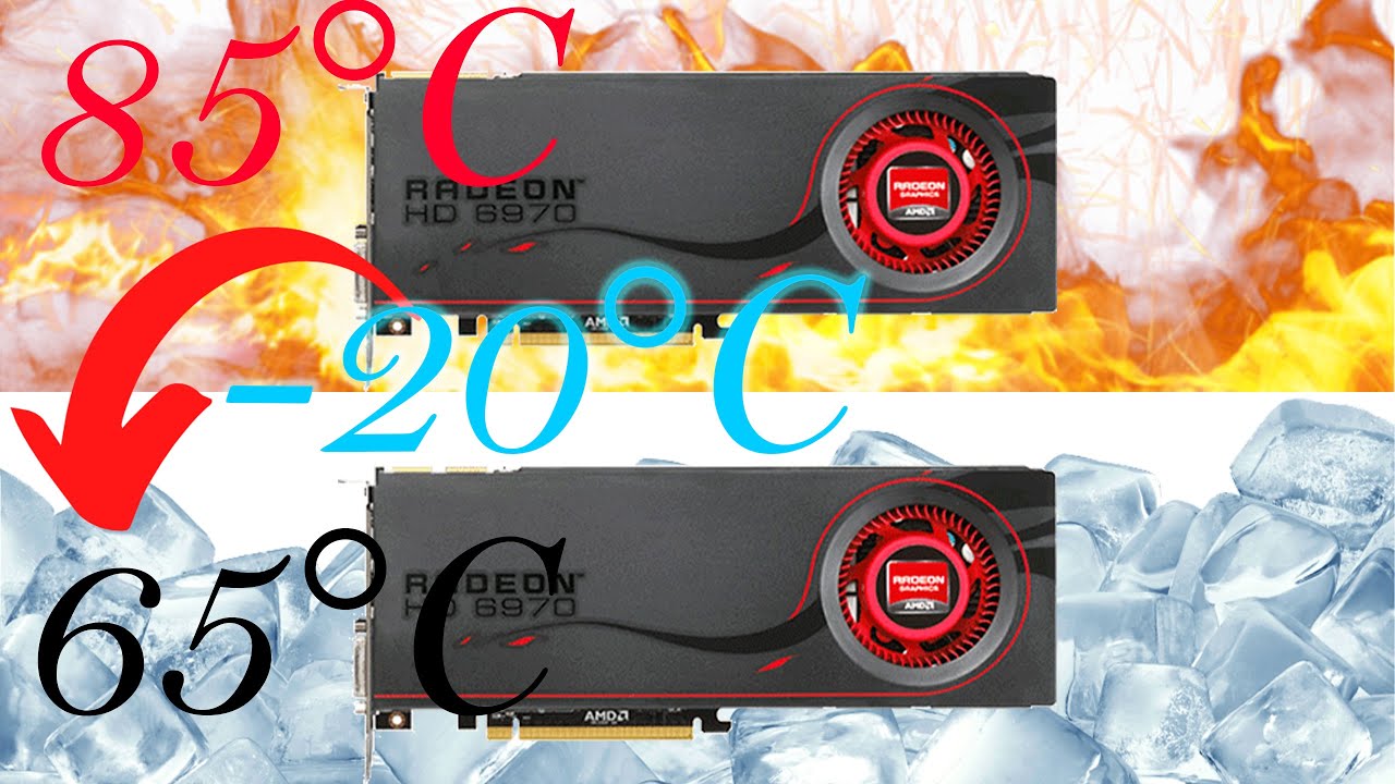 Radeon HD 6970 -20&deg;C in about 20min. Undervolting and New MX4.